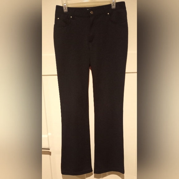 space girl-z Pants - Y2K Space Girl-z 90's Polyester Black Dress Pants Size 11 Long